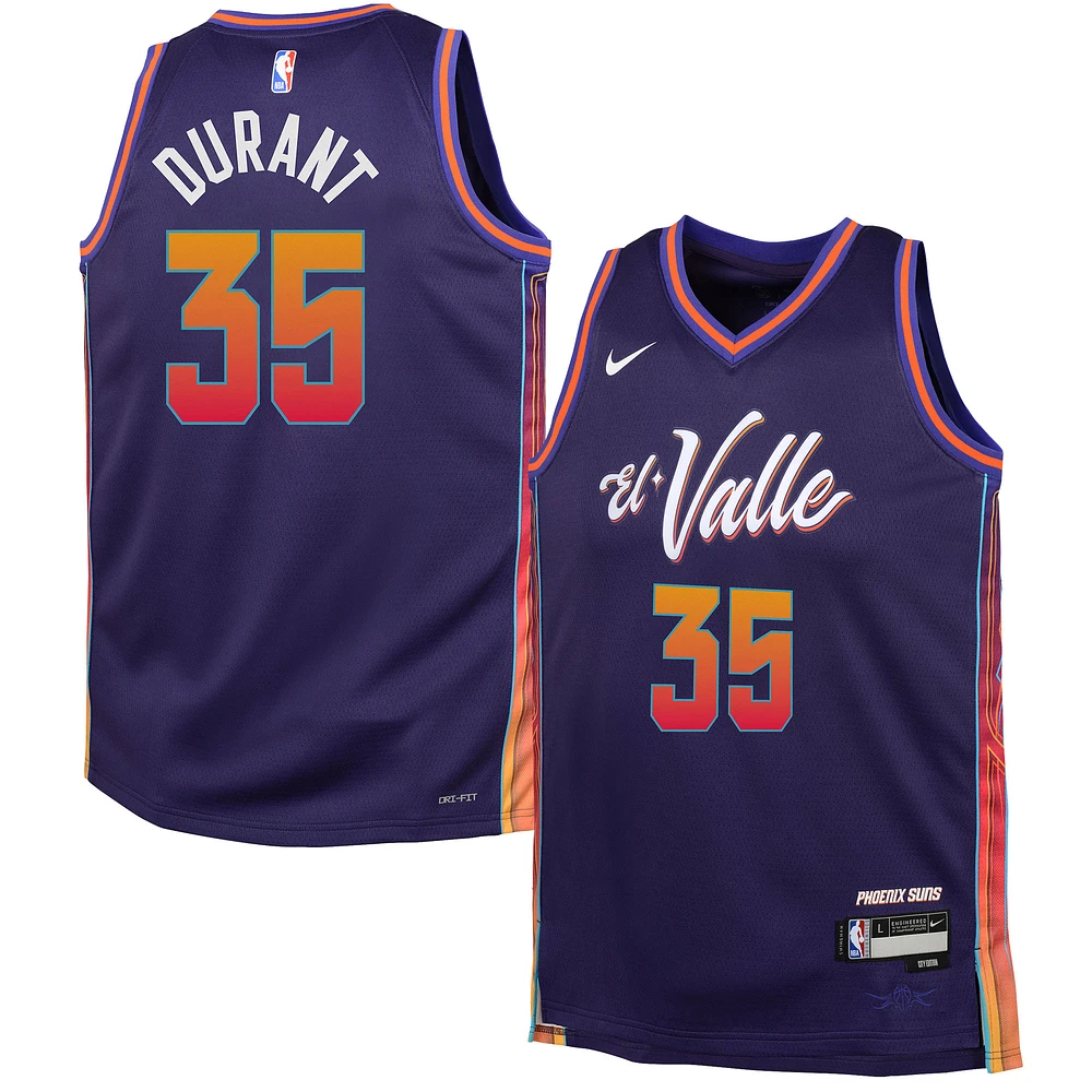 Maillot unisexe Nike Kevin Durant violet Phoenix Suns Swingman Player - City Edition