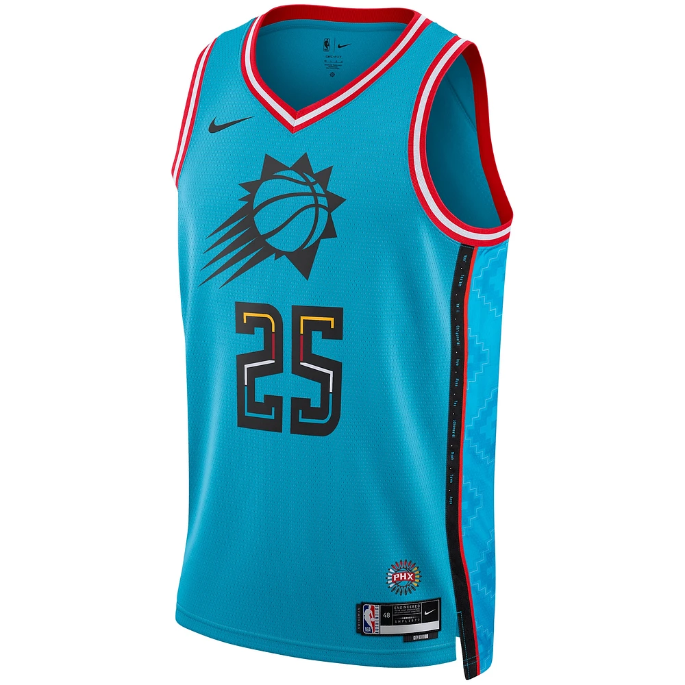 Unisex Nike Mikal Bridges Turquoise Phoenix Suns 2022/23 Swingman Jersey - City Edition