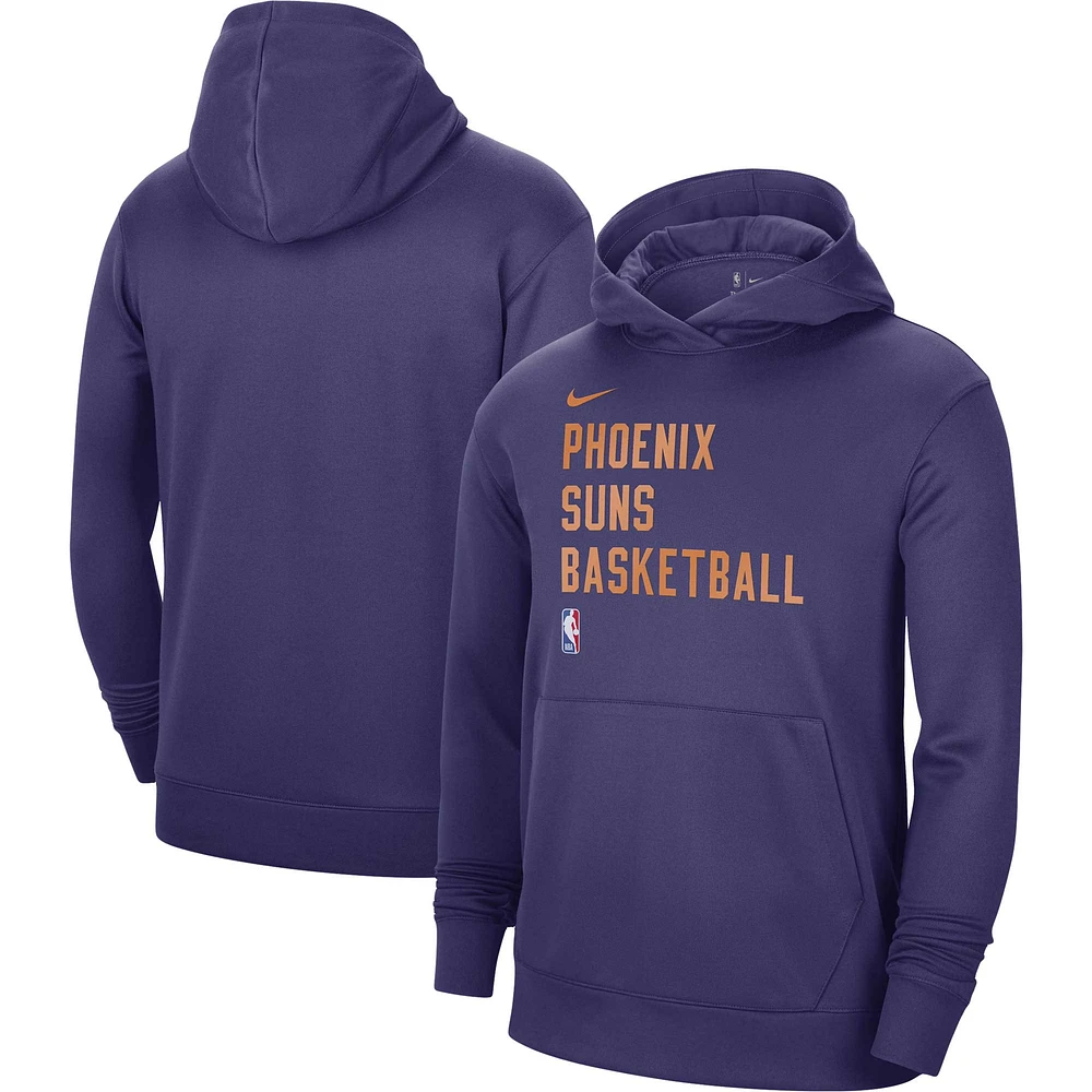 Sweat à capuche unisexe Nike Phoenix Suns 2023/24 Performance Spotlight On-Court Practice pourpre