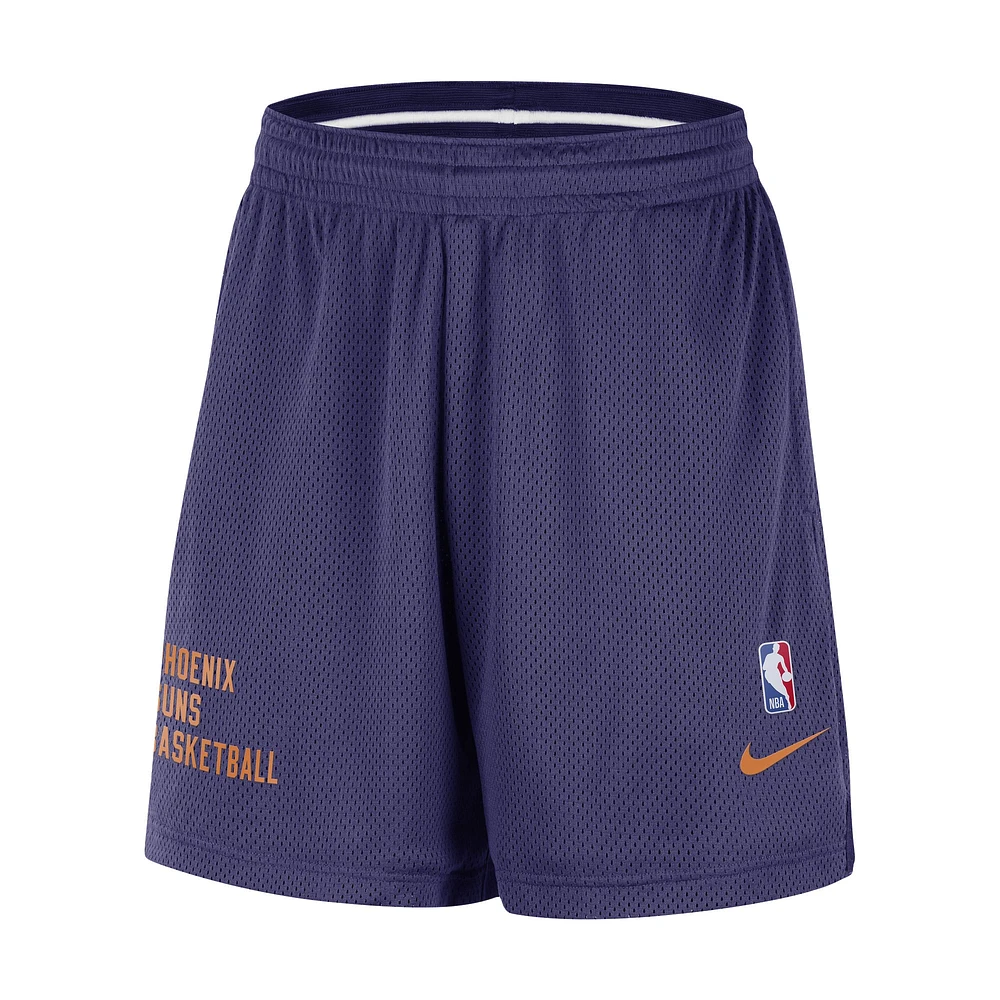 Unisex Nike Purple Phoenix Suns Warm Up Performance Practice Shorts