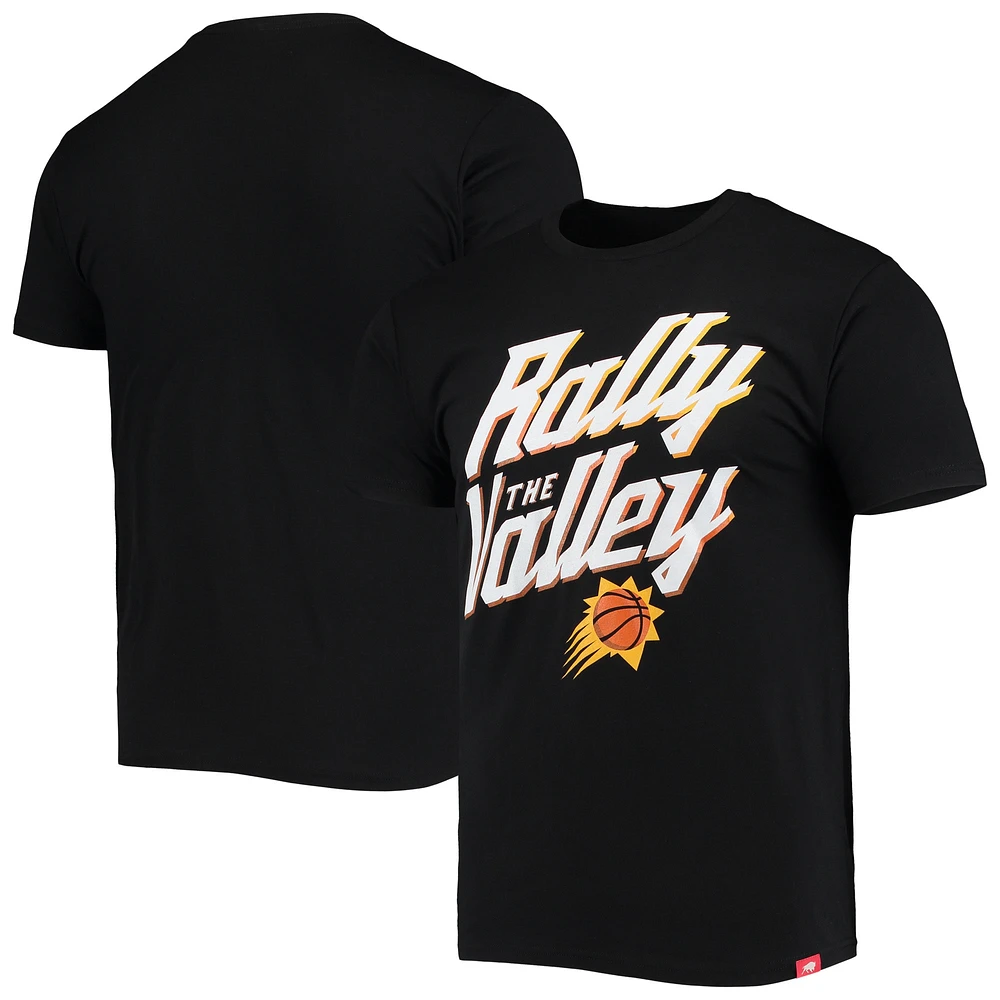 Unisexe Sportiqe Black Phoenix Suns Rally The Valley T-shirt confortable en trois mélanges