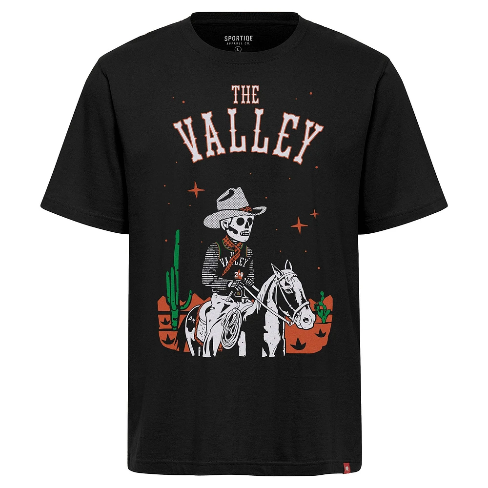 Unisex Sportiqe Black Phoenix Suns The Valley Artist Series Duke Premium Tri-Blend T-Shirt