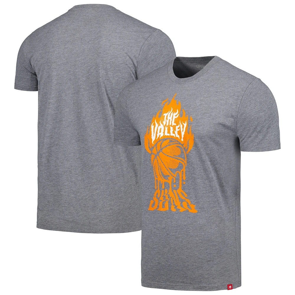 Unisex Sportiqe Gray Phoenix Suns The Valley Tri-Blend Comfy T-Shirt