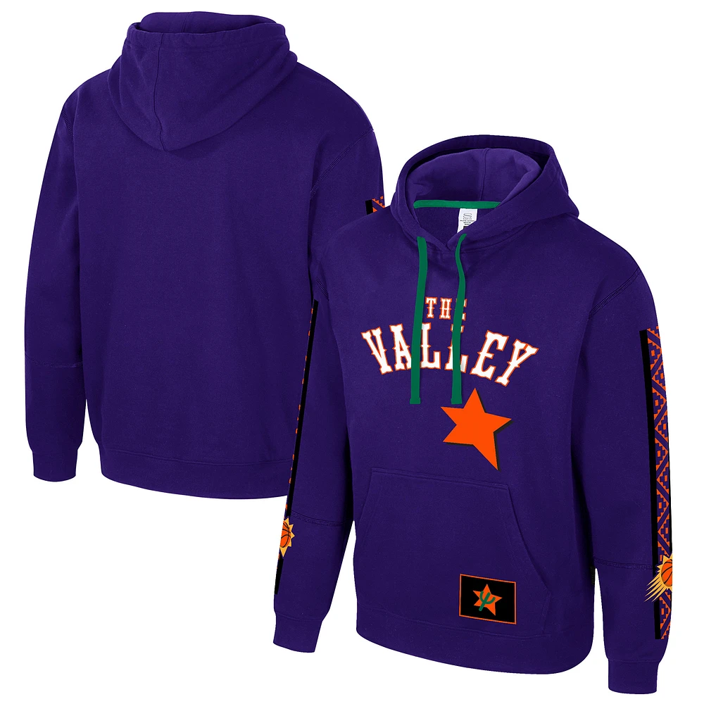 Unisex Stadium Essentials Purple Phoenix Suns 2024/25 City Edition Star Pullover Hoodie