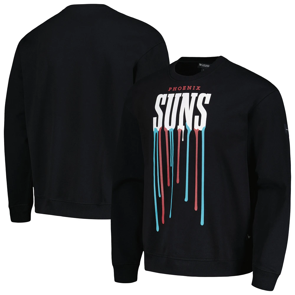 Sweat-shirt unisexe The Wild Collective Phoenix Suns Drip Pullover noir