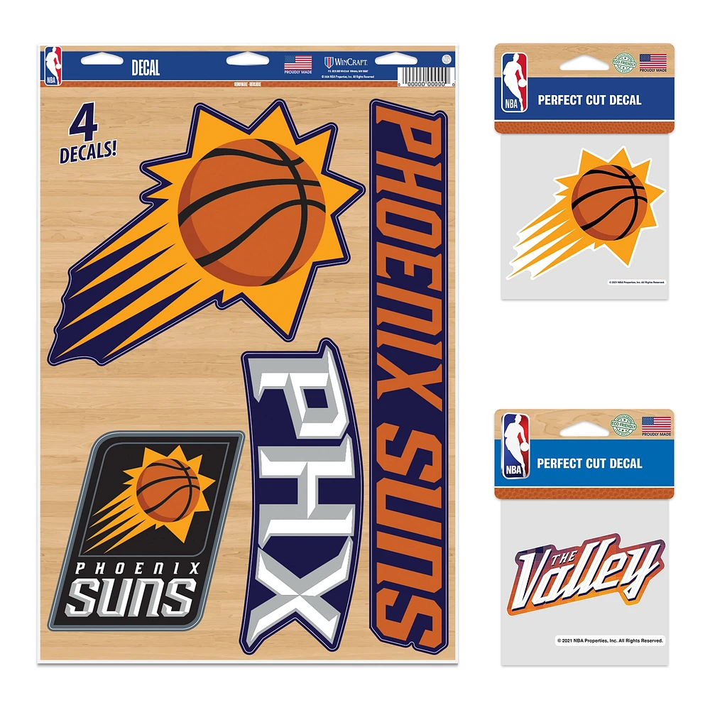 WinCraft Phoenix Suns Decal Variety Pack