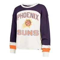 T-shirt à manches longues raglan pour femme '47 Cream Phoenix Suns Curve