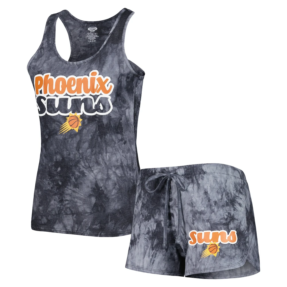 Concepts Sport Charcoal Phoenix Suns Billboard Ensemble de nuit avec débardeur et short pour femme