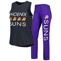 Concepts Sport Ensemble de pyjama et pantalon Phoenix Suns Team violet/noir pour femme