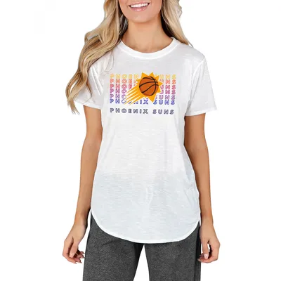 Phoenix Suns Concepts Sport Women's Gable Knit T-Shirt - White