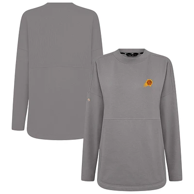 Sweat-shirt gris pour femme Levelwear Beaudry des Phoenix Suns