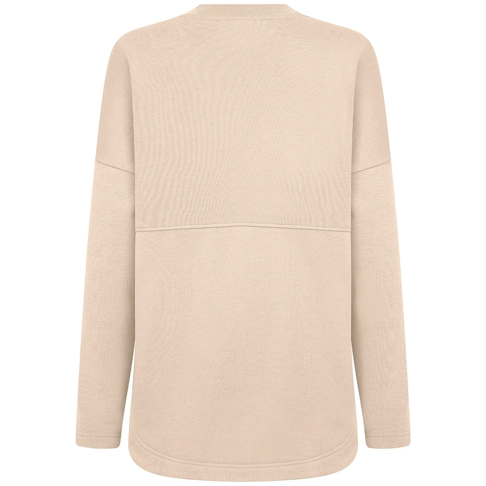 Women's Levelwear Khaki Phoenix Suns Beaudry Pullover Sweatshirt