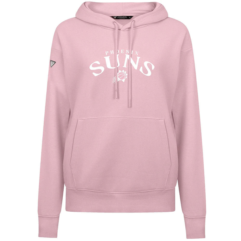 Women's Levelwear  Light Pink Phoenix Suns Mother's Day Adorn Arched Pullover Hoodie