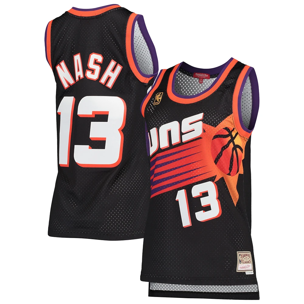 Maillot Swingman Mitchell & Ness Steve Nash Phoenix Suns Hardwood Classics noir pour femme