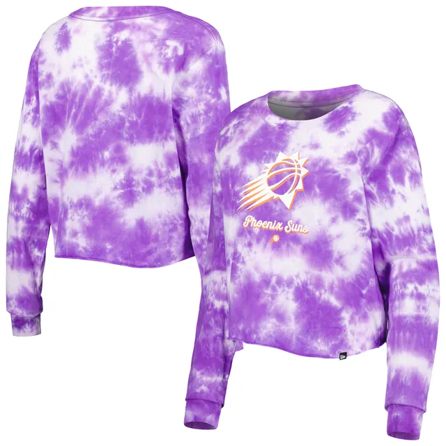 Women's New Era Purple Baltimore Ravens Tie-Dye Long Sleeve T-Shirt