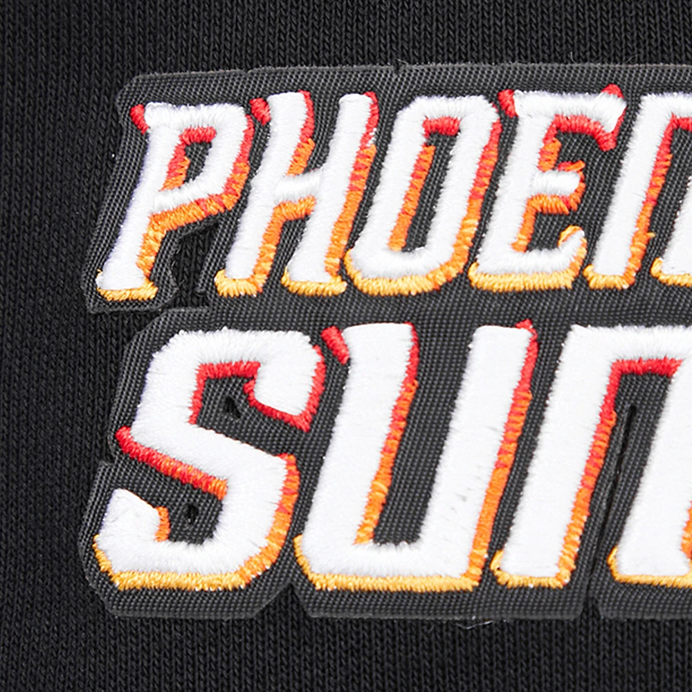 Women's Pro Standard Black Phoenix Suns 2023/24 City Edition Cropped Pullover Hoodie