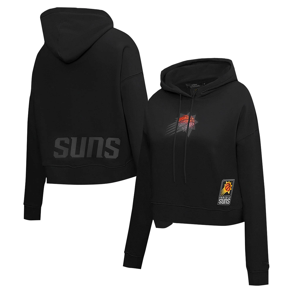 Sweat à capuche court Pro Standard pour femme Phoenix Suns Jewels Black