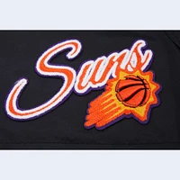 Women's Pro Standard  Black Phoenix Suns Script Woven Shorts