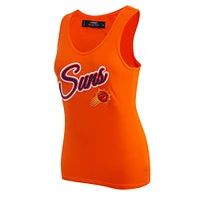 Débardeur orange Pro Standard Phoenix Suns Script pour femmes