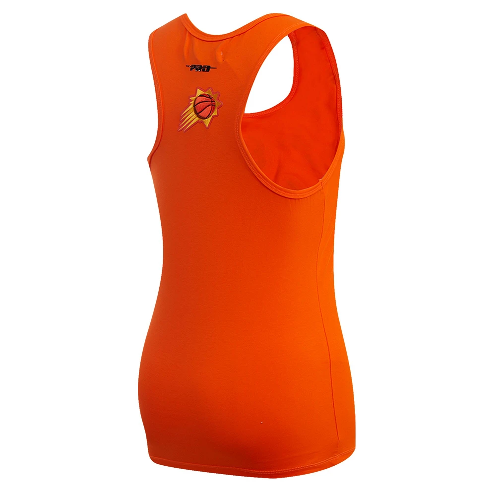 Women's Pro Standard  Orange Phoenix Suns Script Tank Top