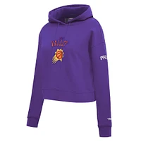 Women's Pro Standard Purple Phoenix Suns 2024/25 City Edition Cropped Pullover Hoodie