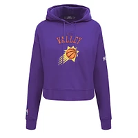 Women's Pro Standard Purple Phoenix Suns 2024/25 City Edition Cropped Pullover Hoodie