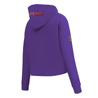 Women's Pro Standard Purple Phoenix Suns 2024/25 City Edition Cropped Pullover Hoodie