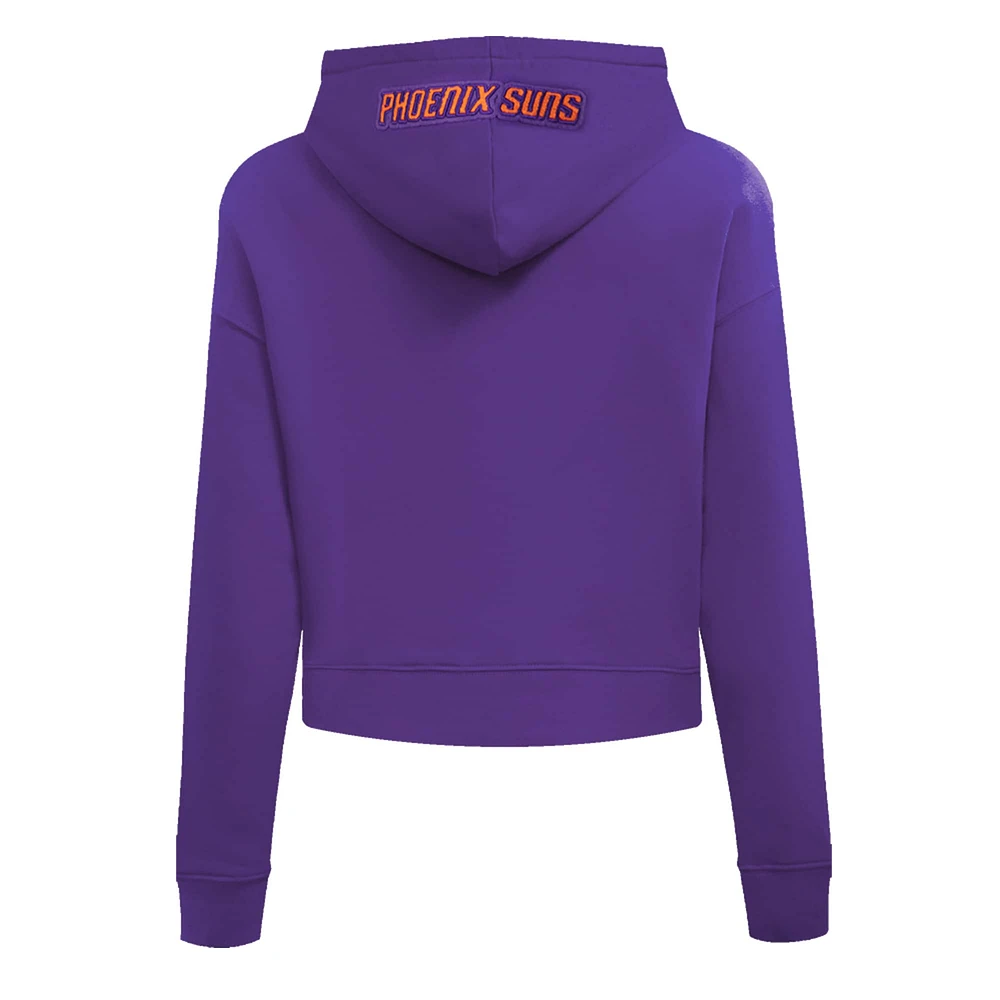Women's Pro Standard Purple Phoenix Suns 2024/25 City Edition Cropped Pullover Hoodie