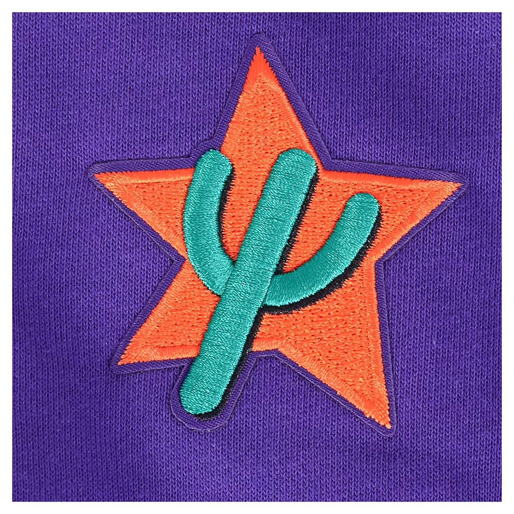 Women's Pro Standard Purple Phoenix Suns 2024/25 City Edition Cropped Pullover Hoodie