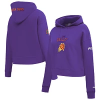 Women's Pro Standard Purple Phoenix Suns 2024/25 City Edition Cropped Pullover Hoodie
