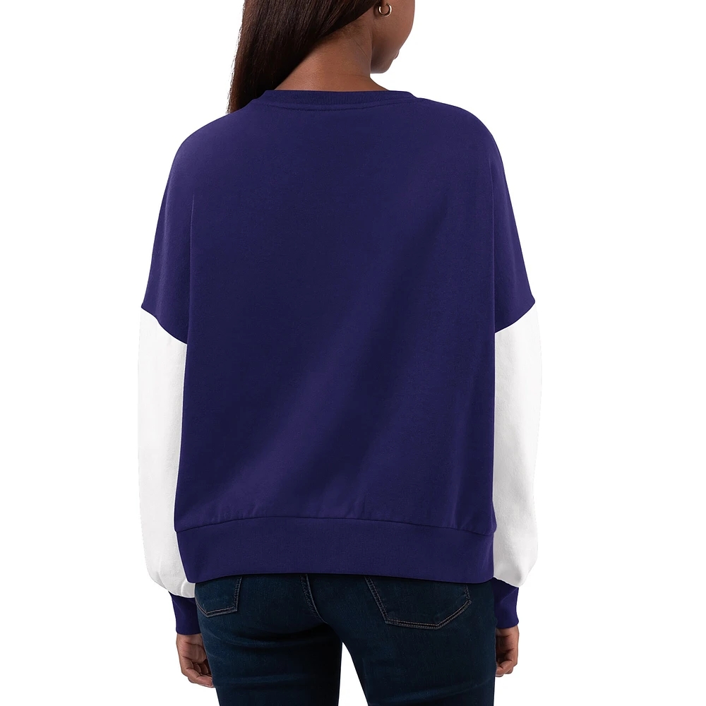 Sweat-shirt violet/blanc Phoenix Suns Team Pride pour femmes