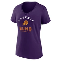 Women's  Purple Phoenix Suns Unrivaled V-Neck T-Shirt