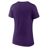 Women's  Purple Phoenix Suns Unrivaled V-Neck T-Shirt