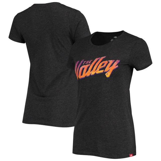 T-shirt pour femme Sportiqe noir Phoenix Suns édition The Valley City