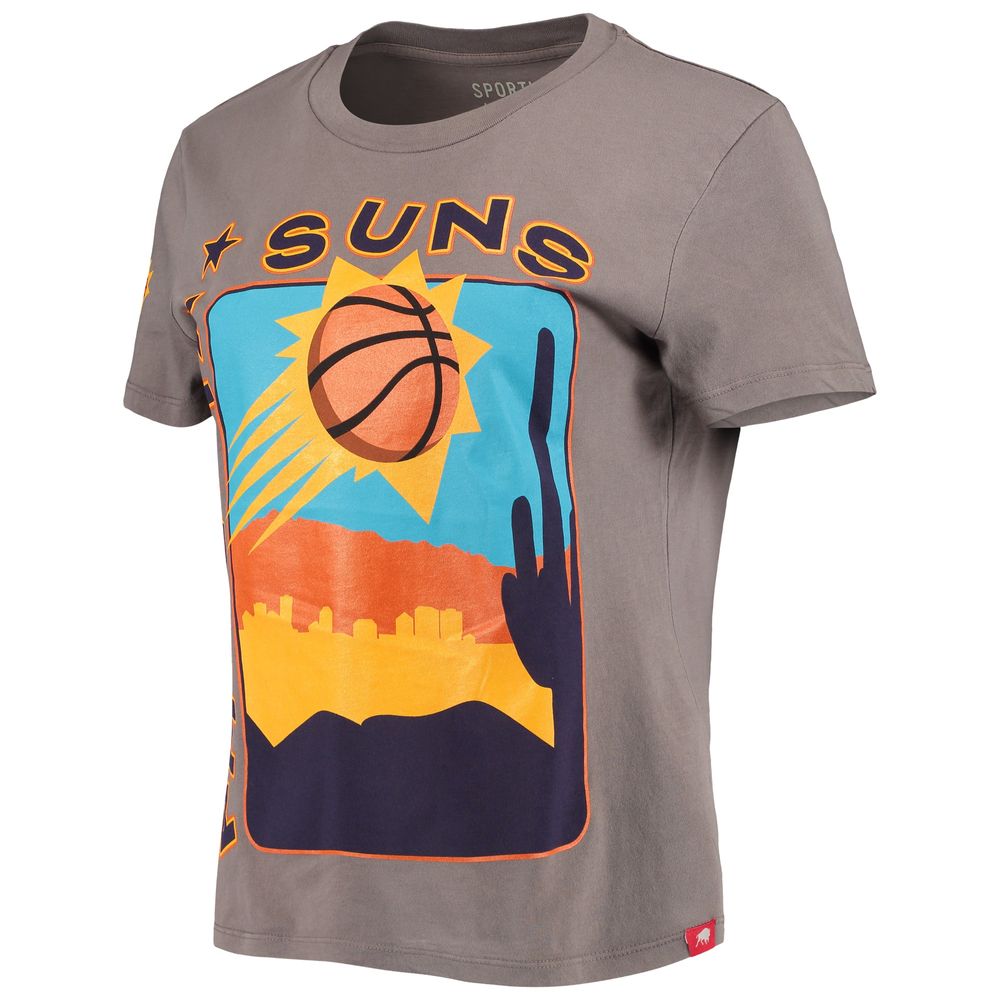 Women's Sportiqe Charcoal Phoenix Suns Street Capsule Arcadia T-Shirt