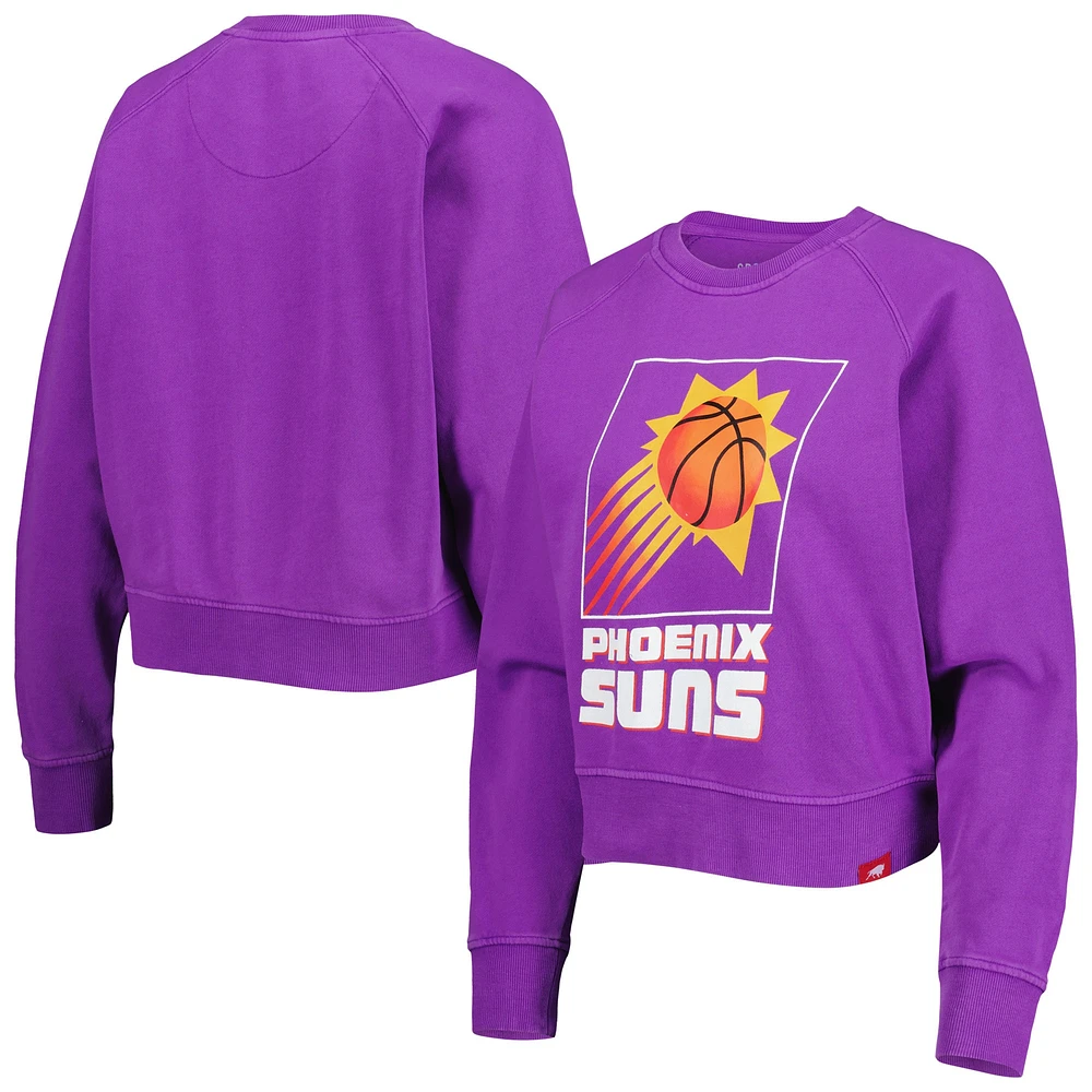 Chandail à enfiler raglan Sportiqe Phoenix Suns Hardwood Classics Ashlyn pour femmes, violet