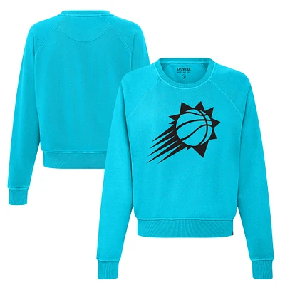 Women's Sportiqe Turquoise Phoenix Suns 2022/23 City Edition Ashlyn Pullover Sweatshirt