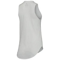 Women's Sportiqe White Phoenix Suns Janie Tri-Blend Tank Top