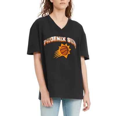 Phoenix Suns Tommy Jeans Women's Ashley V-Neck T-Shirt - Black