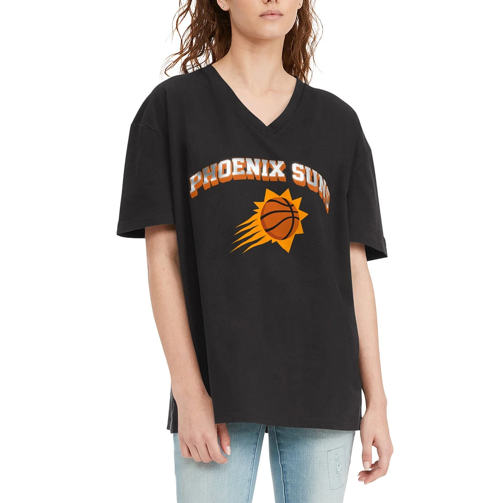 Women's Tommy Jeans Black Phoenix Suns Ashley V-Neck T-Shirt