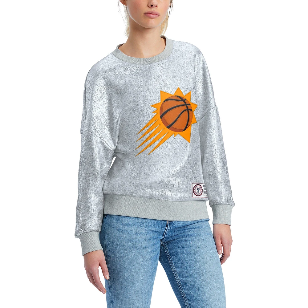 Sweat-shirt Tommy Jeans argenté Phoenix Suns Tracy pour femme