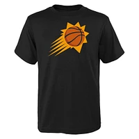 T-shirt noir avec logo principal des Phoenix Suns pour jeunes