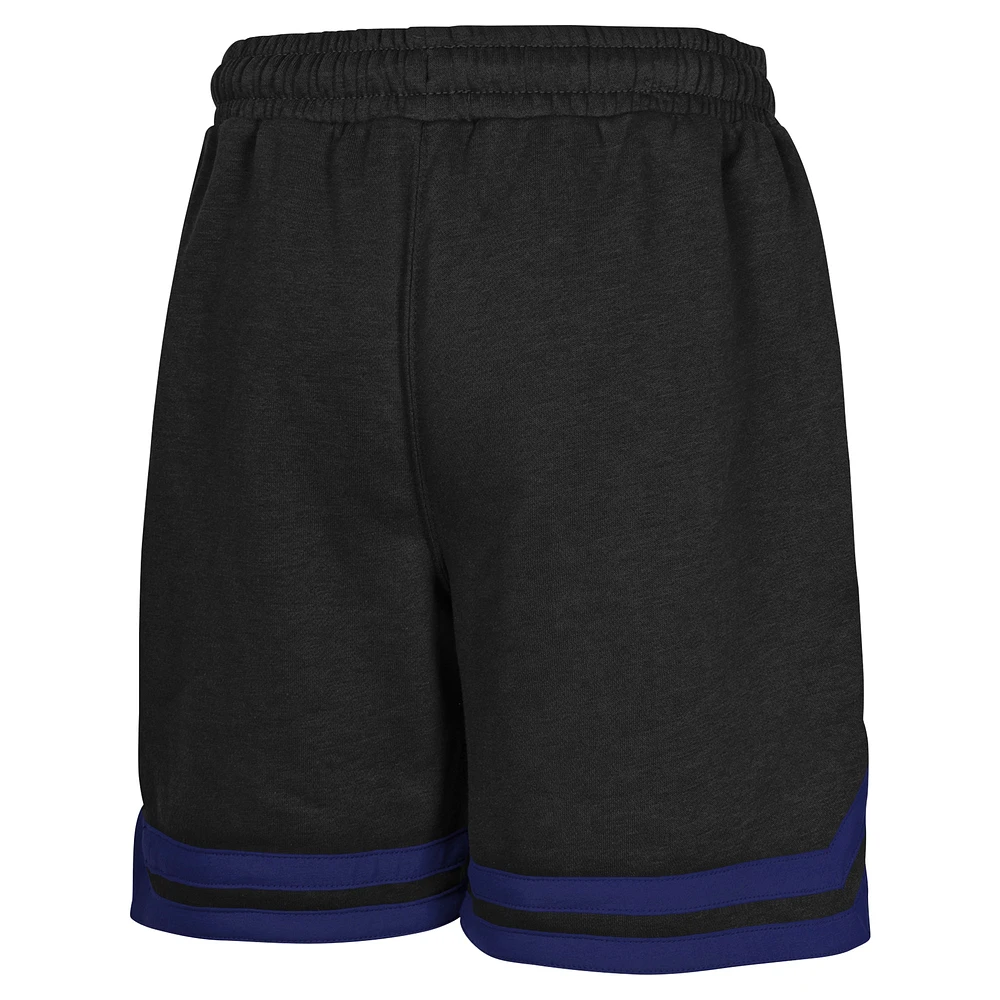 Youth Black Phoenix Suns Teardrop Fleece Shorts