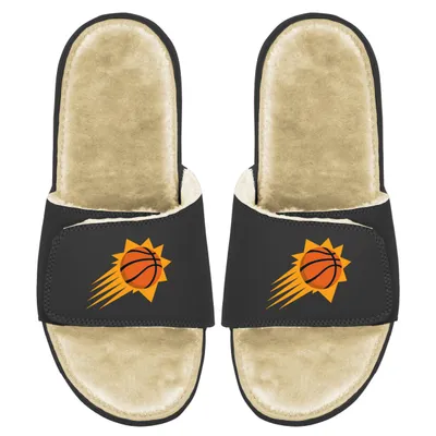 Phoenix Suns ISlide Youth Faux Fur Slide Sandals - Black/Tan