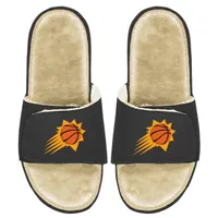 Phoenix Suns ISlide Youth Faux Fur Slide Sandals - Black/Tan