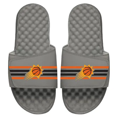 Phoenix Suns ISlide Youth Stripes Slide Sandals - Gray