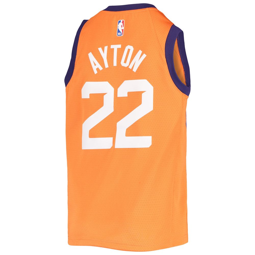 Youth Jordan Brand Deandre Ayton Orange Phoenix Suns 2020/21 Swingman Jersey - Statement Edition