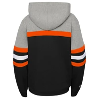 Youth Mitchell & Ness Black/Heather Gray Phoenix Suns Hardwood Classics Head Coach Pullover Hoodie