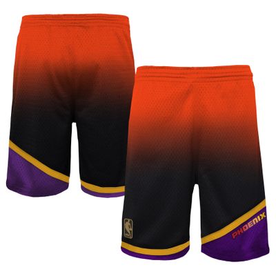 Youth Mitchell & Ness Orange/Black Phoenix Suns 1996/97 Hardwood Classics Fadeaway Reload 3.0 Swingman Shorts