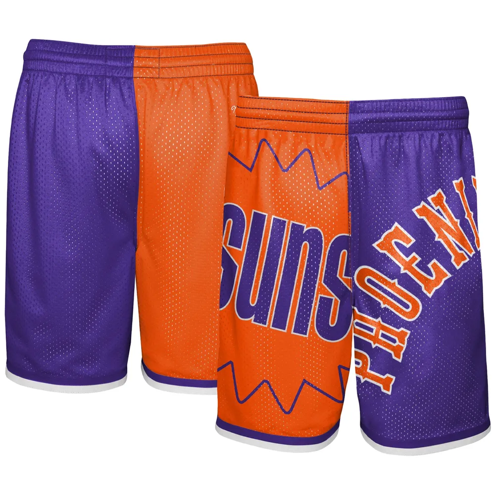 Short Phoenix Suns Hardwood Classics Big Face 5.0 orange/violet Mitchell & Ness pour jeune